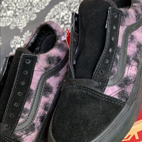 VANS OLD SKOOL PLATFORM MIX LEOPARD PINK/BLACK WMN - Picture 15 of 16